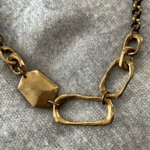 Brass 24” handmade necklace, boutique
